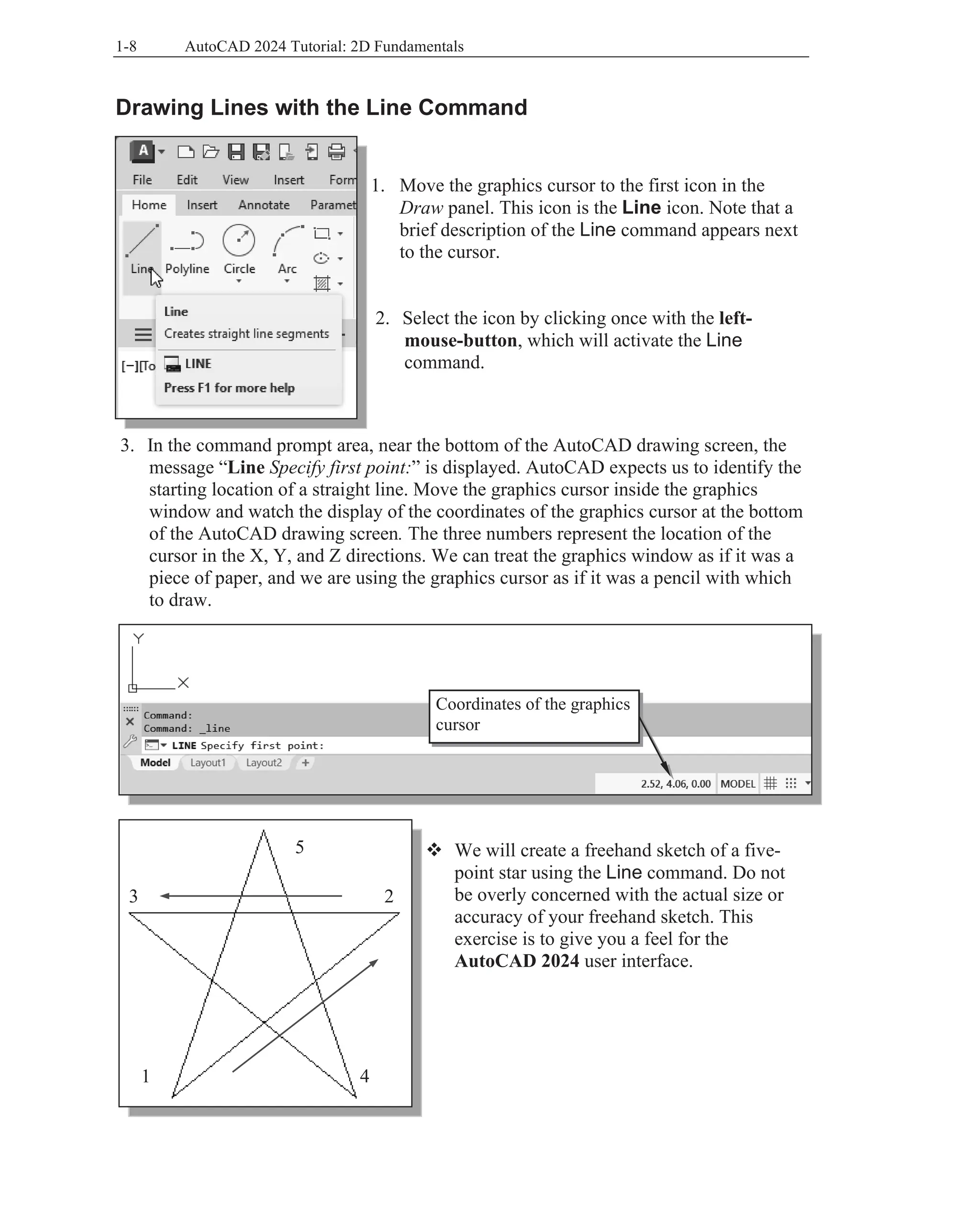 AUTOCAD 2024 2Dfundamentals circles, planar and curves excercises | PDF