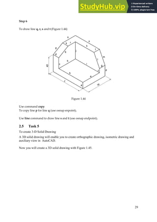 AutoCAD Lab Manual | PDF