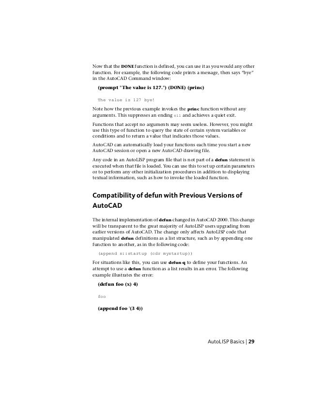 Autocad Lisp