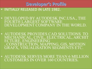 Cad Developer Fact File AutoCAD Mechanical | PPTX