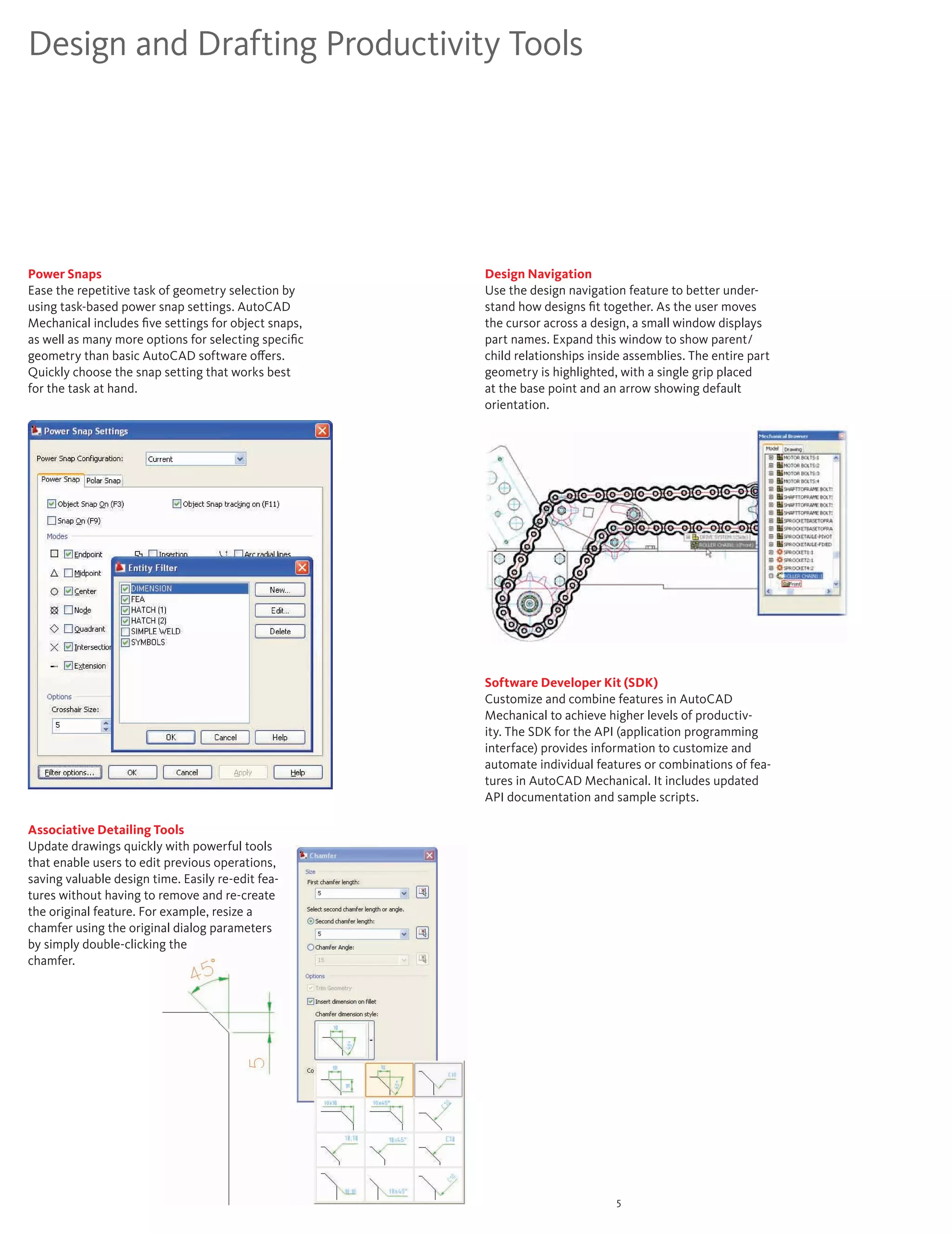 Autocad Mechanical 2011 Detail Brochure | PDF