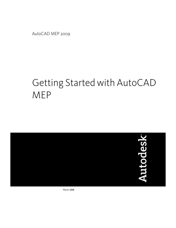 Autocad Mep Gettingstarted | Hvac Drawing Autocad Mep 2008 | | SlideShare