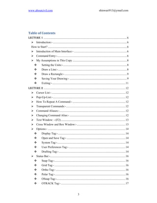 Autocad notes (2004) | PDF
