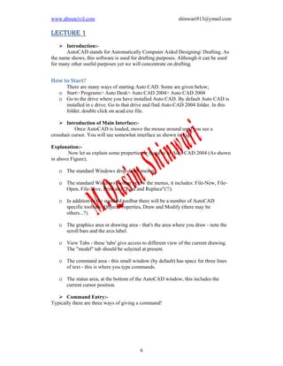 Autocad notes (2004) | PDF