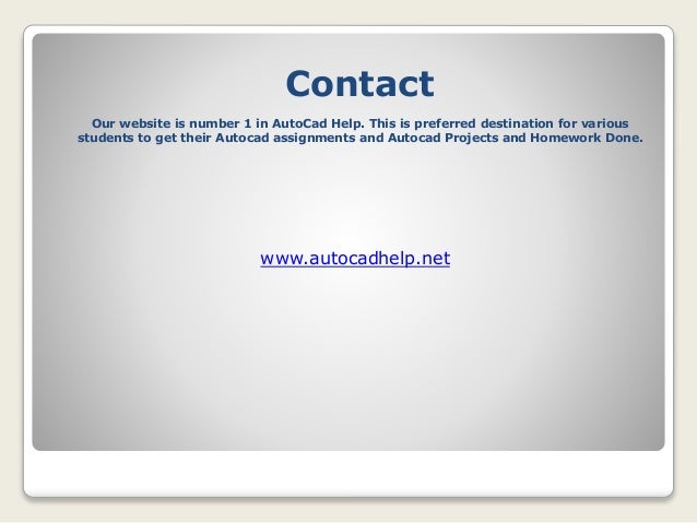 Autocad homework help Autocad homework help