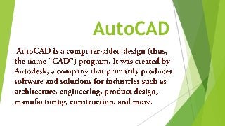Introduction of autocad | PDF