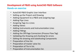 Comprehensive Training in AutoCAD P&ID Programme | PPTX