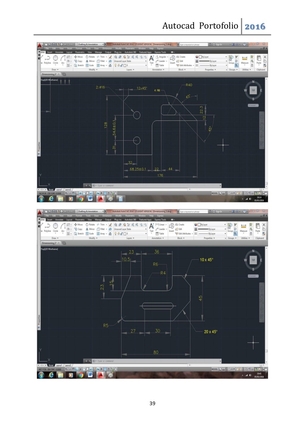 Autocad Portfolio Examples _ Krystal Sayers AutoCAD Portfolio – JYBAW