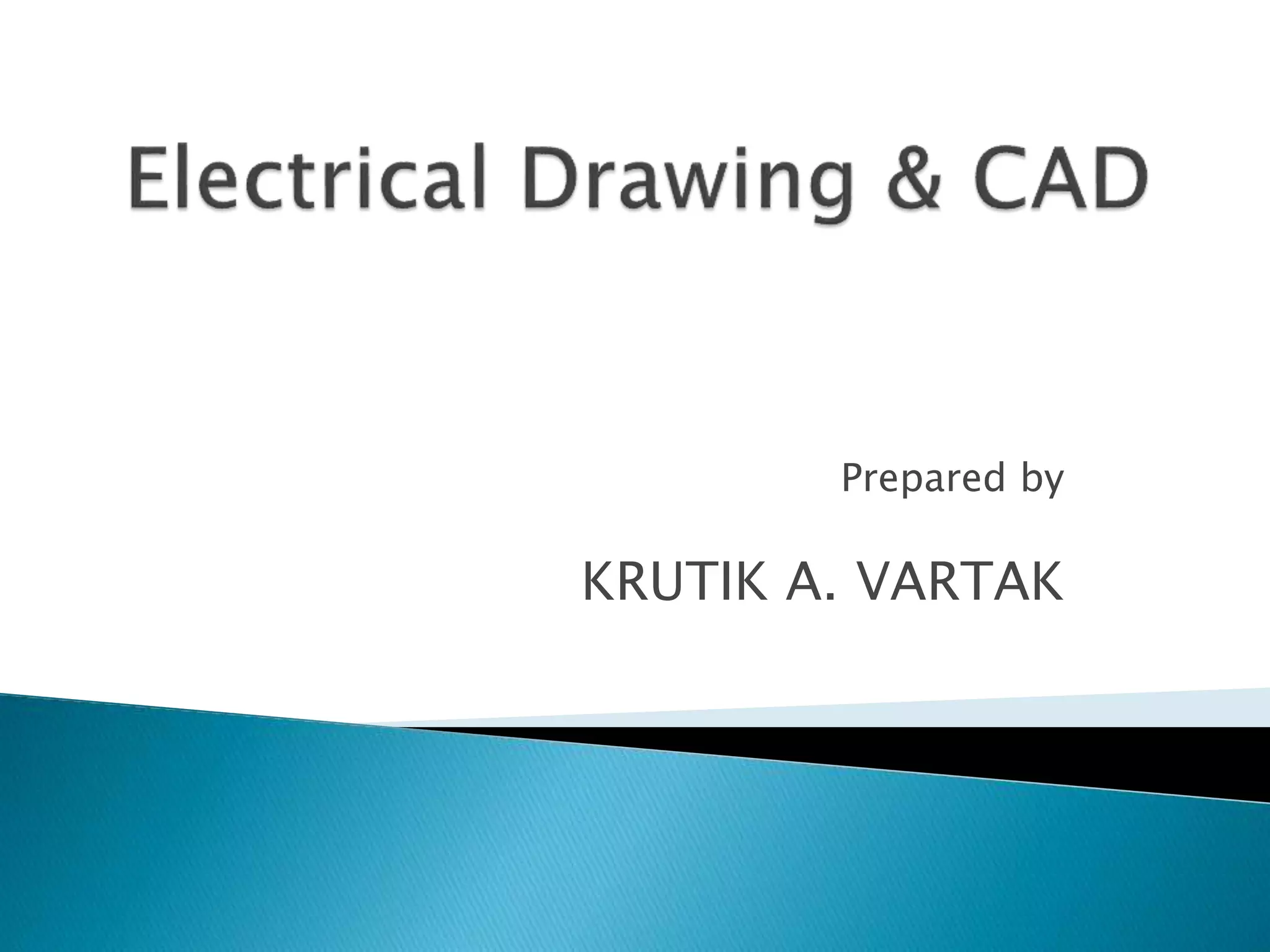 Autocad electrical drawing PPT Free Download
