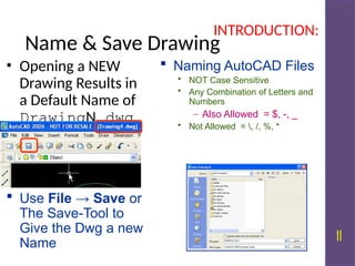 Basics of Auto Computer Aided Drafting .pptx