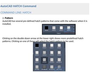 Pattern Command Autocad Introduction and Basic commands of Auto CAD ppt BY KRT | PPTX
