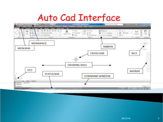 Auto Cad Interface 
09/12/14 3 
 