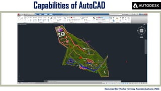 MID-TERM REVIEW, 2017
Capabilities of AutoCAD
Resourced By: Phurba Tamang, Associate Lecturer, JNEC
 