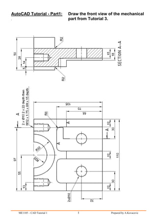 autocad drawing tutorial
