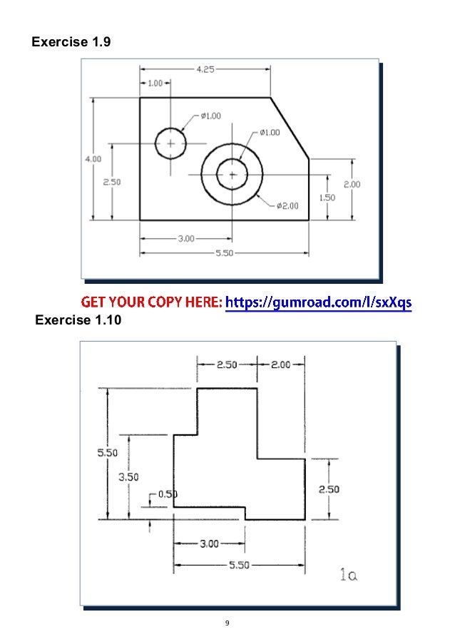 Simple autocad exercises for beginners