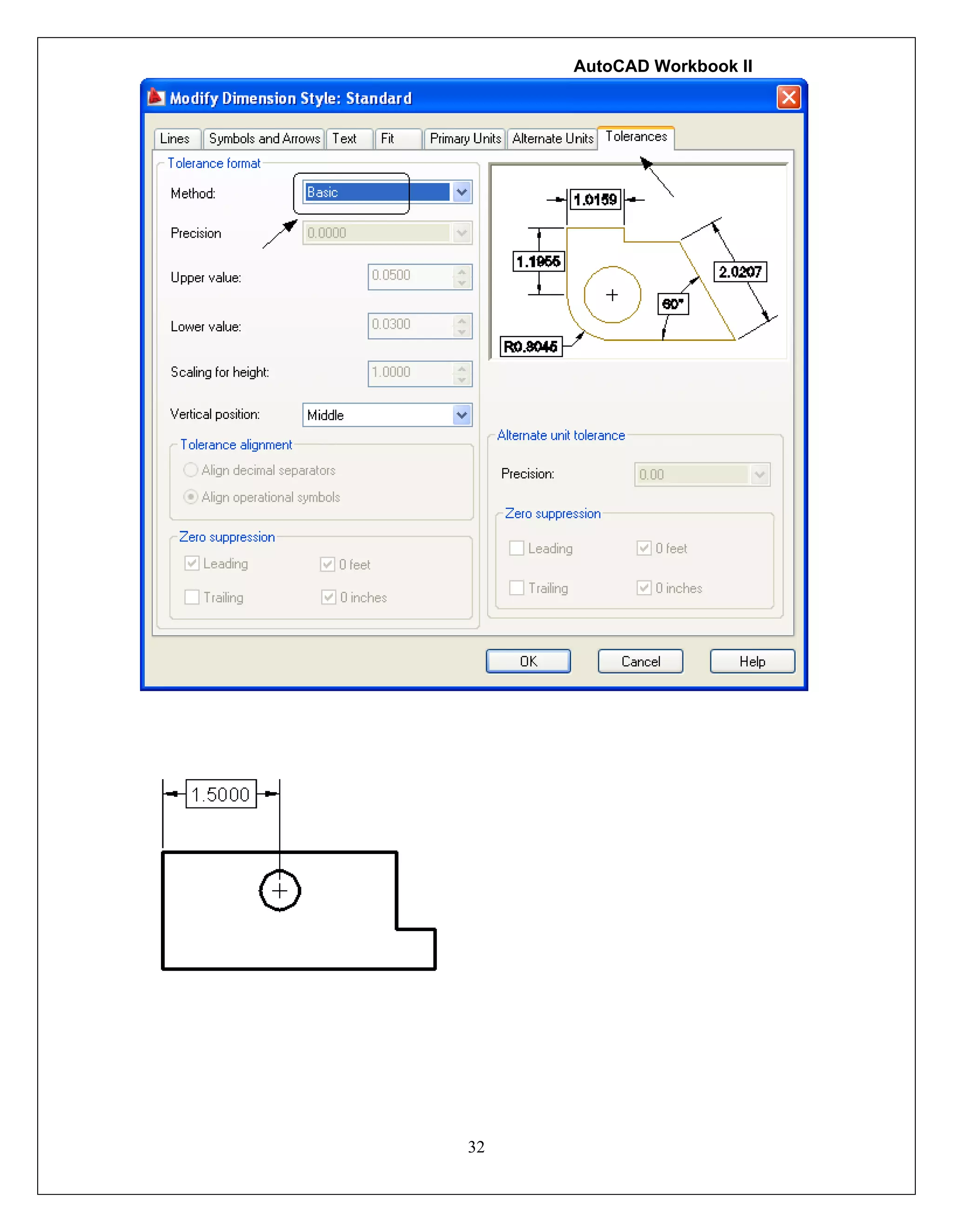 AutoCAD Workbook II
32
 