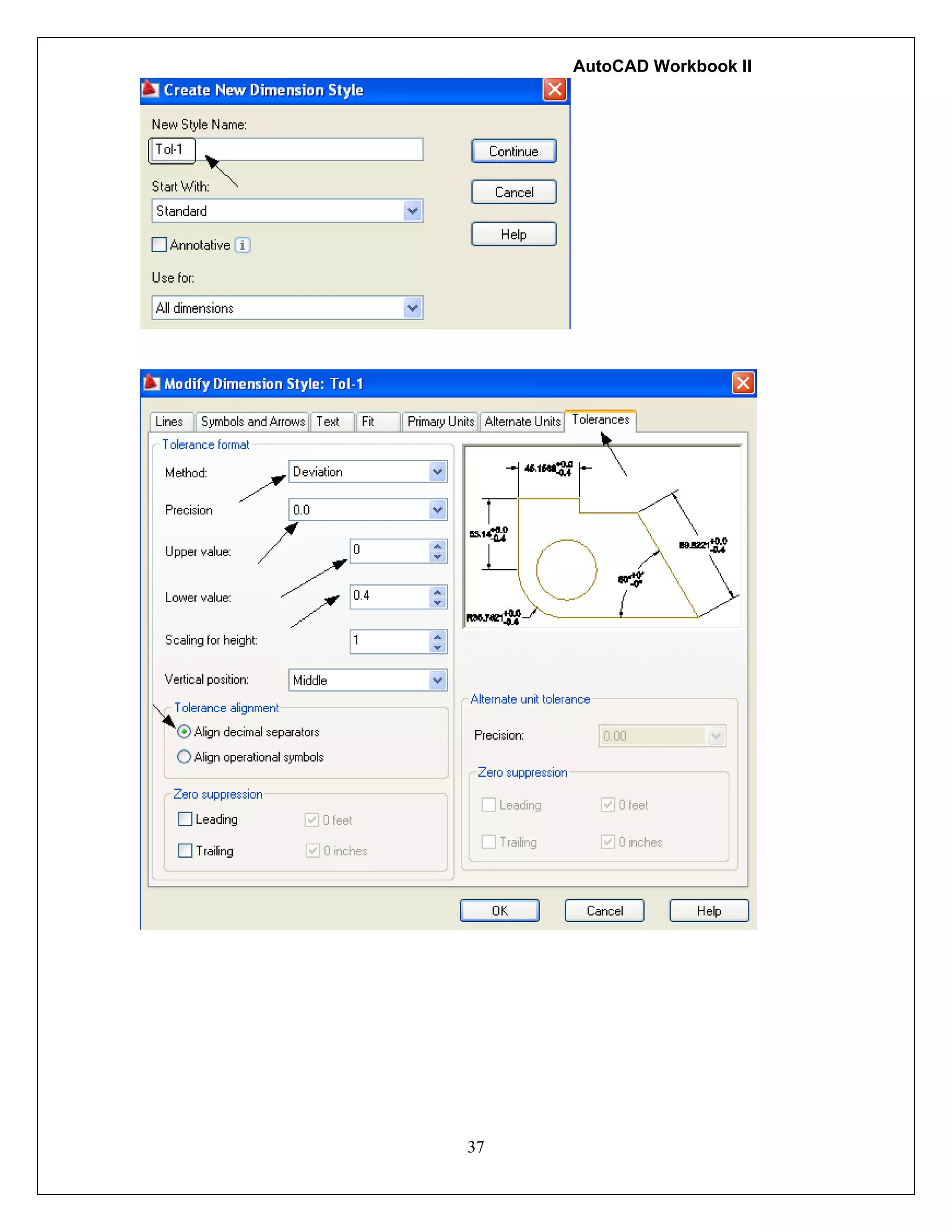 AutoCAD Workbook II
37
 