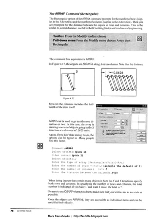 Jobsheet Autocad Array Auto cad workbook for architects and engineers | PDF