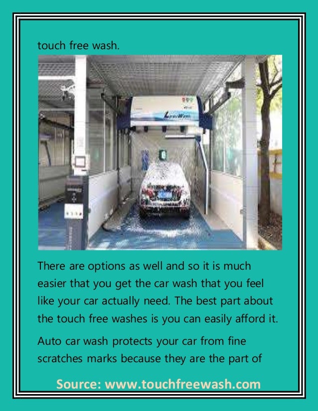 Auto car washes protects your car from fine scratch marks