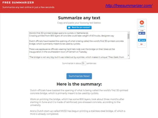 http://freesummarizer.com/
 