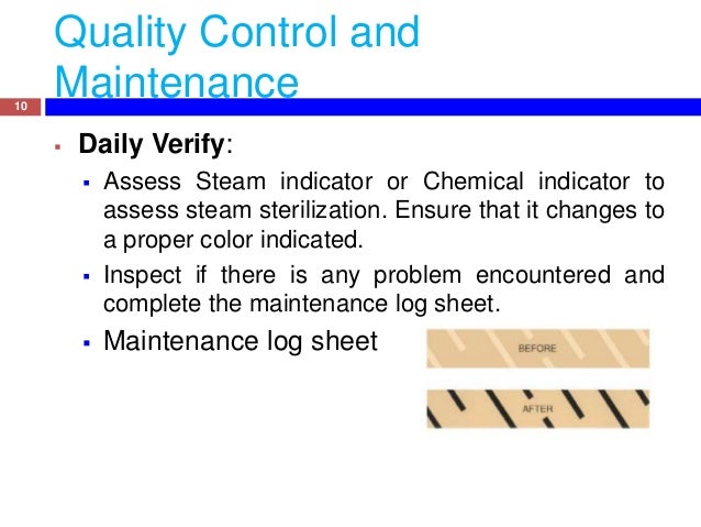 autoclave instruction and maintenance autoclave maintenance log sheet