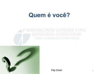 Quem é você?




      Flip Chart   4	
  
 
