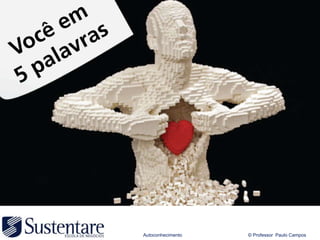 Autoconhecimento   © Professor Paulo Campos
 