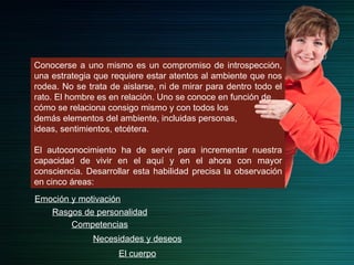 AUTOCONOCIMIENTO y AUTOESTIMA, EL CAMINO PARA SER EXITOSO.pptx