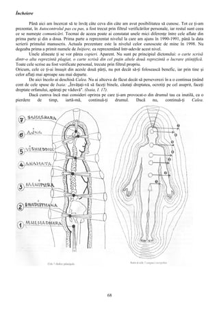 Încheiere

        Până aici am încercat să te învăţ câte ceva din câte am avut posibilitatea să cunosc. Tot ce ţi-am
prezentat, în Autocontrolul pas cu pas, a fost trecut prin filtrul verificărilor personale, iar restul sunt ceea
ce se numeşte comunicări. Tocmai de aceea poate ai constatat unele mici diferenţe între cele aflate din
prima parte şi din a doua. Prima parte a reprezentat nivelul la care am ajuns în 1990-1991, până la data
scrierii primului manuscris. Actuala prezentare este la nivelul celor cunoscute de mine în 1998. Nu
degeaba prima a primit numele de Iniţiere, ea reprezentând într-adevăr acest nivel.
        Unele alineate ţi se vor părea copieri. Aparent. Nu sunt pe principiul dictonului: o carte scrisă
dintr-o alta reprezintă plagiat, o carte scrisă din cel puţin altele două reprezintă o lucrare ştiinţifică.
Toate cele scrise au fost verificate personal, trecute prin filtrul propriu.
Oricum, cele ce ţi-ai însuşit din acesle două părţi, nu pot decât să-ţi folosească benefic, iar prin tine şi
celor aflaţi mai aproape sau mai departe.
        De aici încolo ai deschisă Calea. Nu ai altceva de făcut decât să perseverezi în a o continua ţinând
cont de cele spuse de Isaia: „Învăţaţi-vă să faceţi binele, căutaţi dreptatea, ocrotiţi pe cel asuprit, faceţi
dreptate orfanului, apăraţi pe văduvă". (Isaia, I. 17).
        Dacă cumva încă mai consideri oprirea pe care ţi-am provocat-o din drumul tau ca inutilă, ca o
pierdere     de     timp,     iartă-mă,    continuă-ţi      drumul.      Dacă     nu,    continuă-ţi     Calea.




                                                      68
 