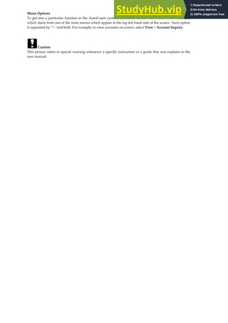 Autocount Pdf AutoCount Accounting User Manual | PDF
