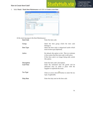 AutoCount Accounting User Manual | PDF