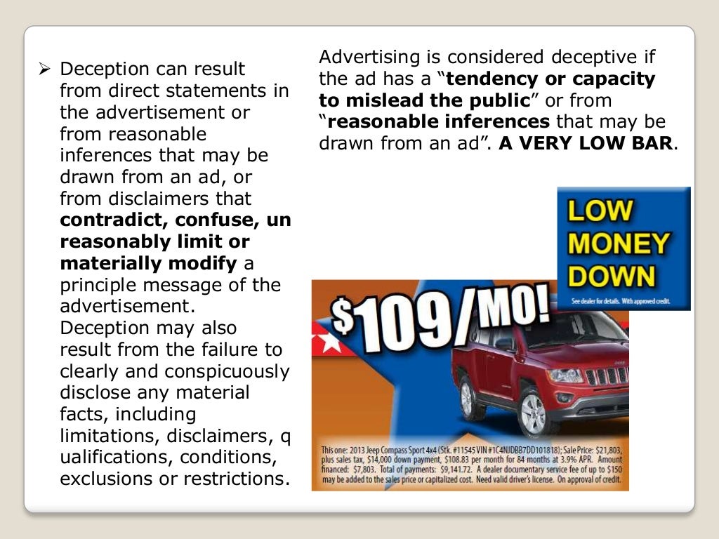 Auto Dealer Advertising Compliance