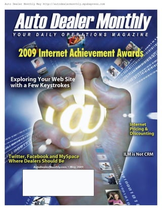 Auto Dealer Monthly May http://autodealermonthly.epubxpress.com
 