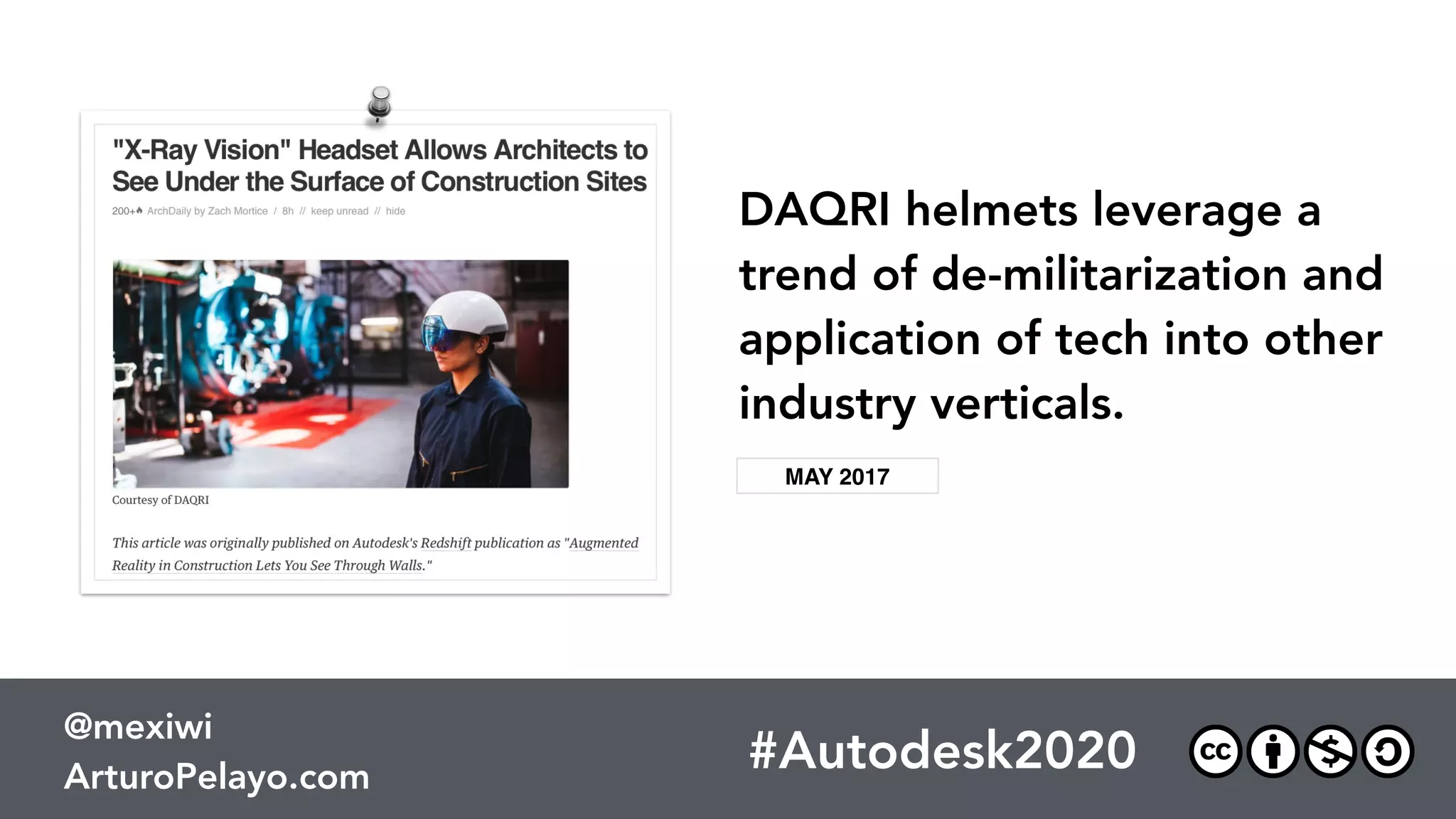 #Autodesk2020
@mexiwi
ArturoPelayo.com
Insight #3
Mass Production 
AND
Mass Customization
 