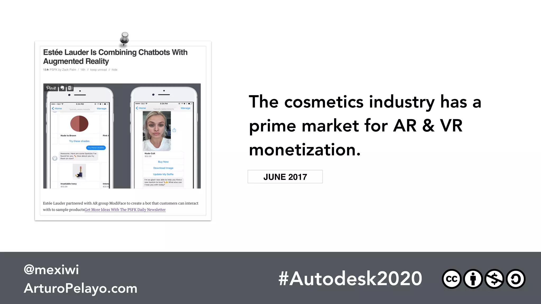 #PLATOONMX
@mexiwi
ArturoPelayo.com
#PRConf17
@mexiwi
ArturoPelayo.com
#Autodesk2020
@mexiwi
ArturoPelayo.com
 