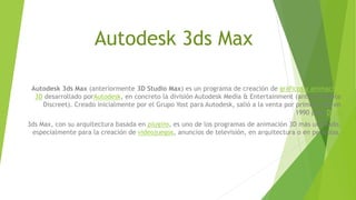 Autodesk 3ds max | PPTX