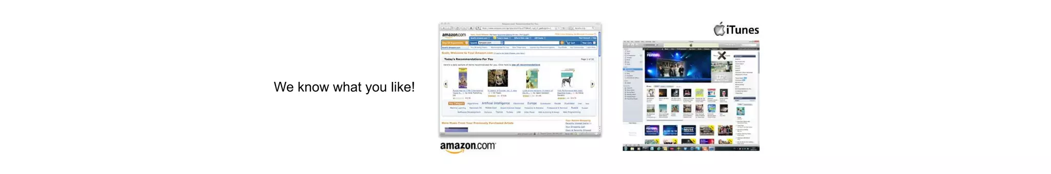 We know what you like!
 