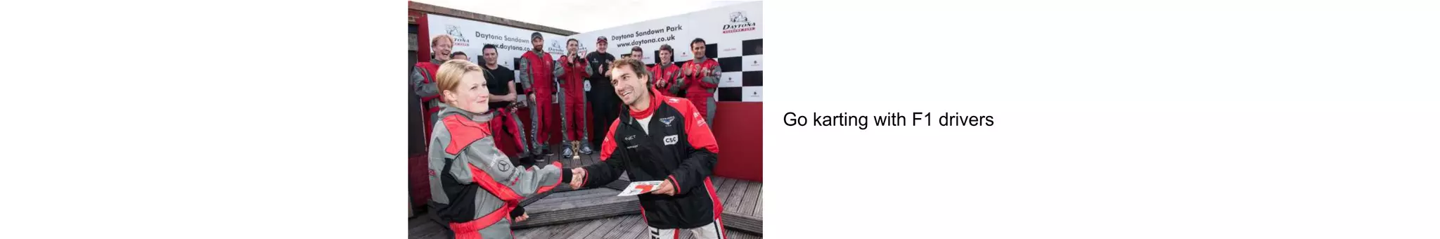 Go karting with F1 drivers
 