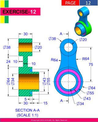 ©Copyright 2019 CADin360, ALL Rights Reserved
EXERCISE-12
12PAGE
 