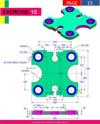 ©Copyright 2019 CADin360, ALL Rights Reserved
EXERCISE-15
15PAGE
 