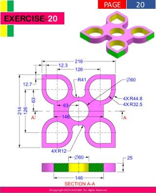 ©Copyright 2019 CADin360, ALL Rights Reserved
EXERCISE-20
20PAGE
 