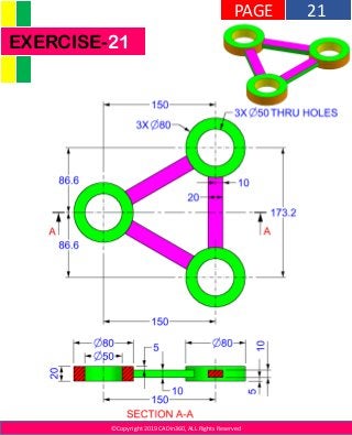 ©Copyright 2019 CADin360, ALL Rights Reserved
EXERCISE-21
21PAGE
 