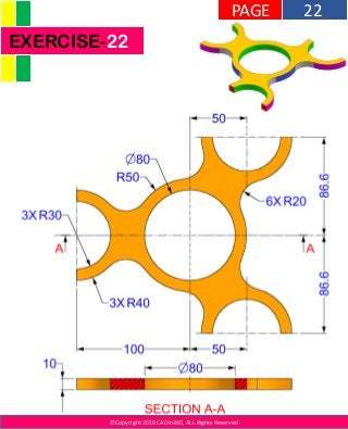 ©Copyright 2019 CADin360, ALL Rights Reserved
EXERCISE-22
22PAGE
 