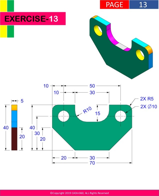 Fusion 360 Practice Exercises pdf