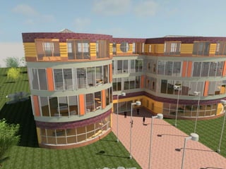Autodesk revit design building (exterior)