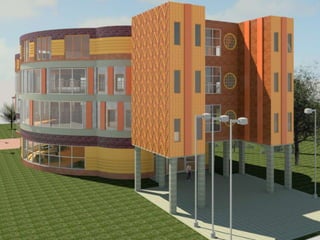 Autodesk revit design building (exterior)