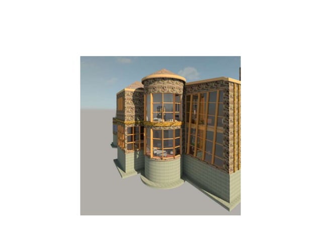 Autodesk revit design Mansion house 2016 | PPTX
