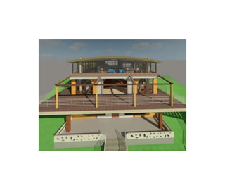 Autodesk revit design(vacation house 2016)