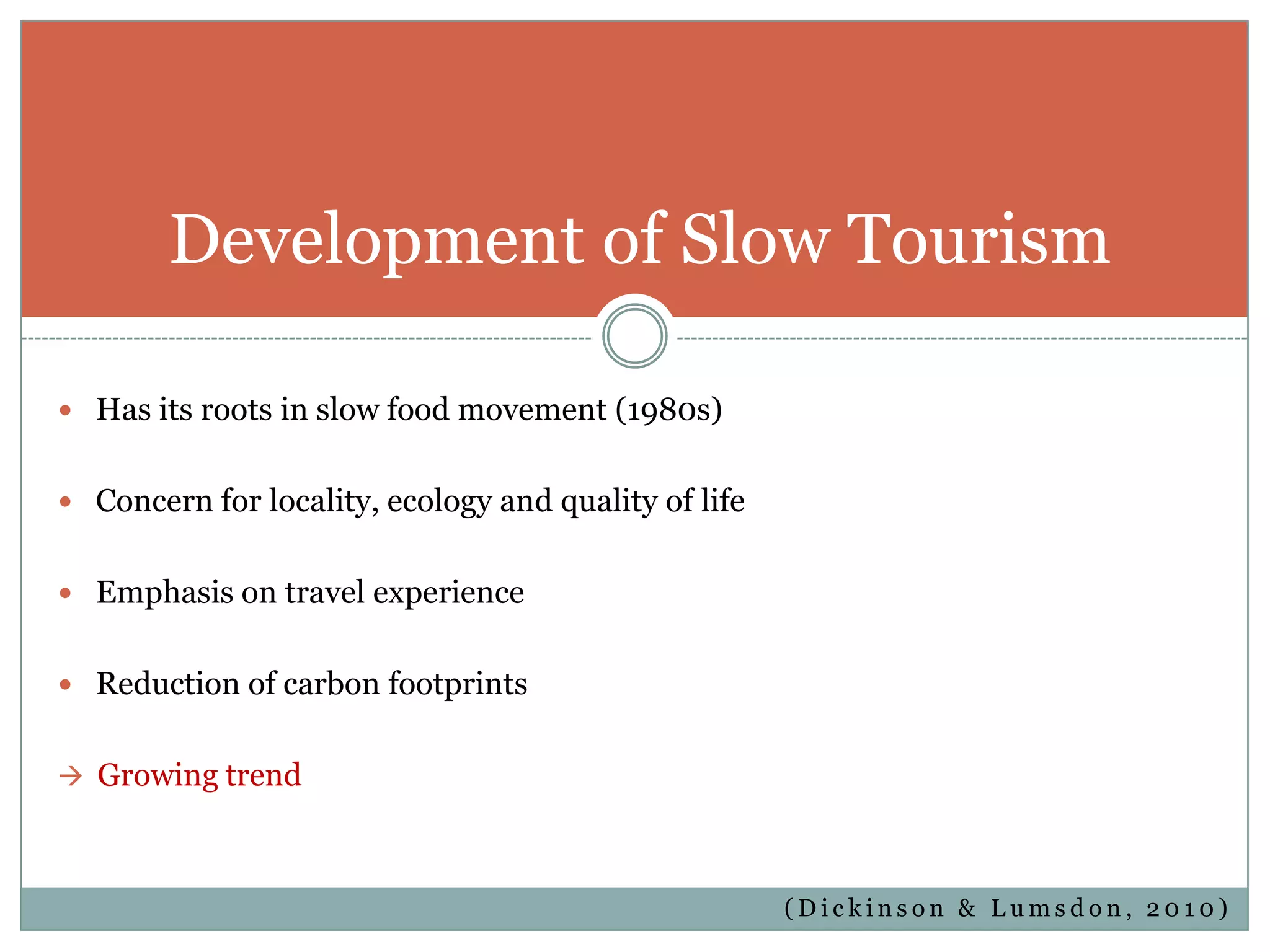 Draft Research Proposal - Slow Tourism - Case Study: London | PPSX