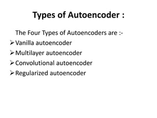 Autoencoder | PDF